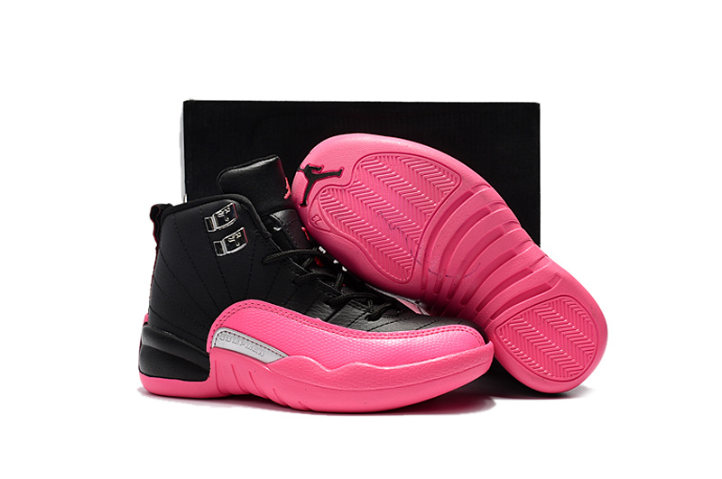 rajabarbar Air Jordan 12 Deadly Pink For Kids